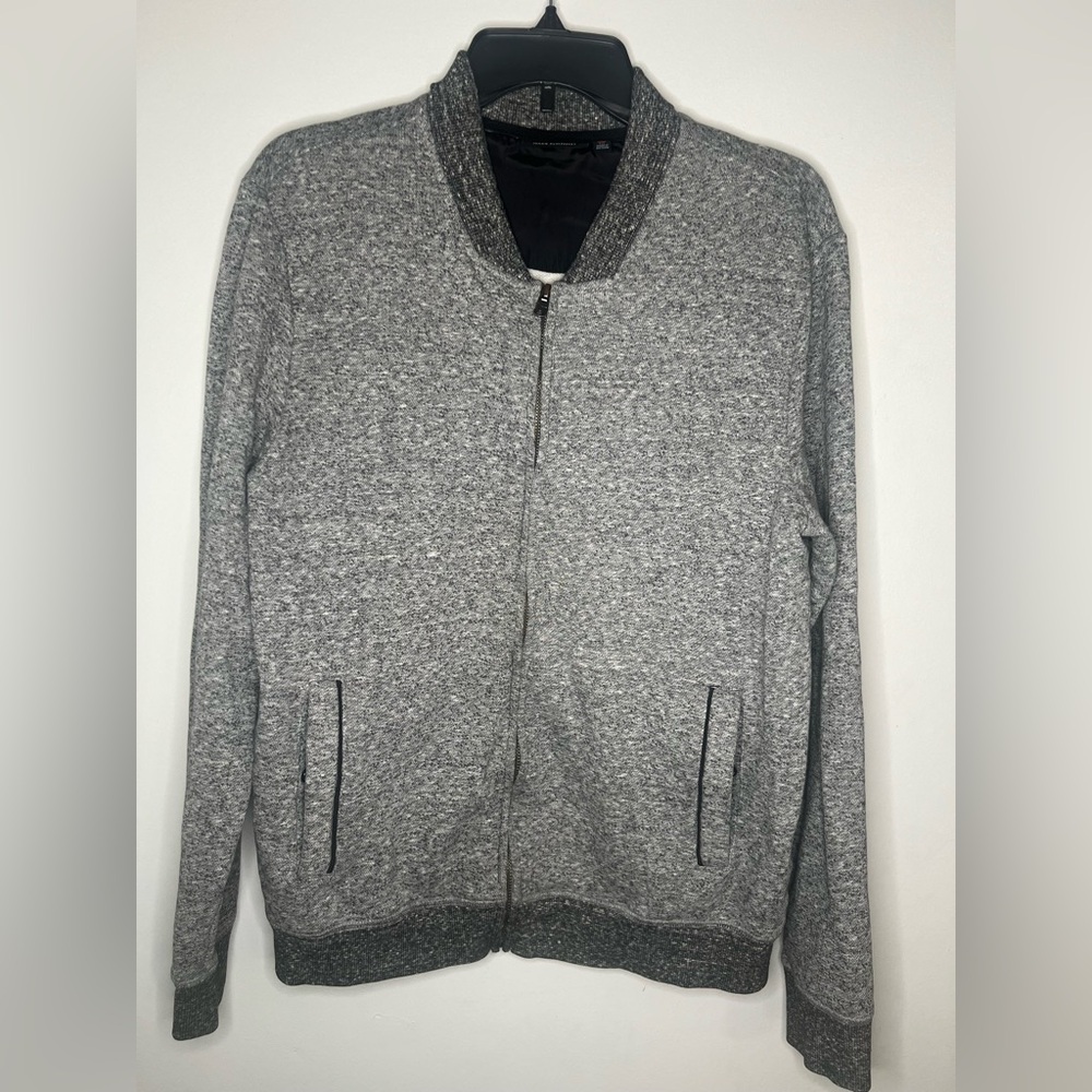 Marc Anthony man’s gray  full zipper up Jacket
Size medium